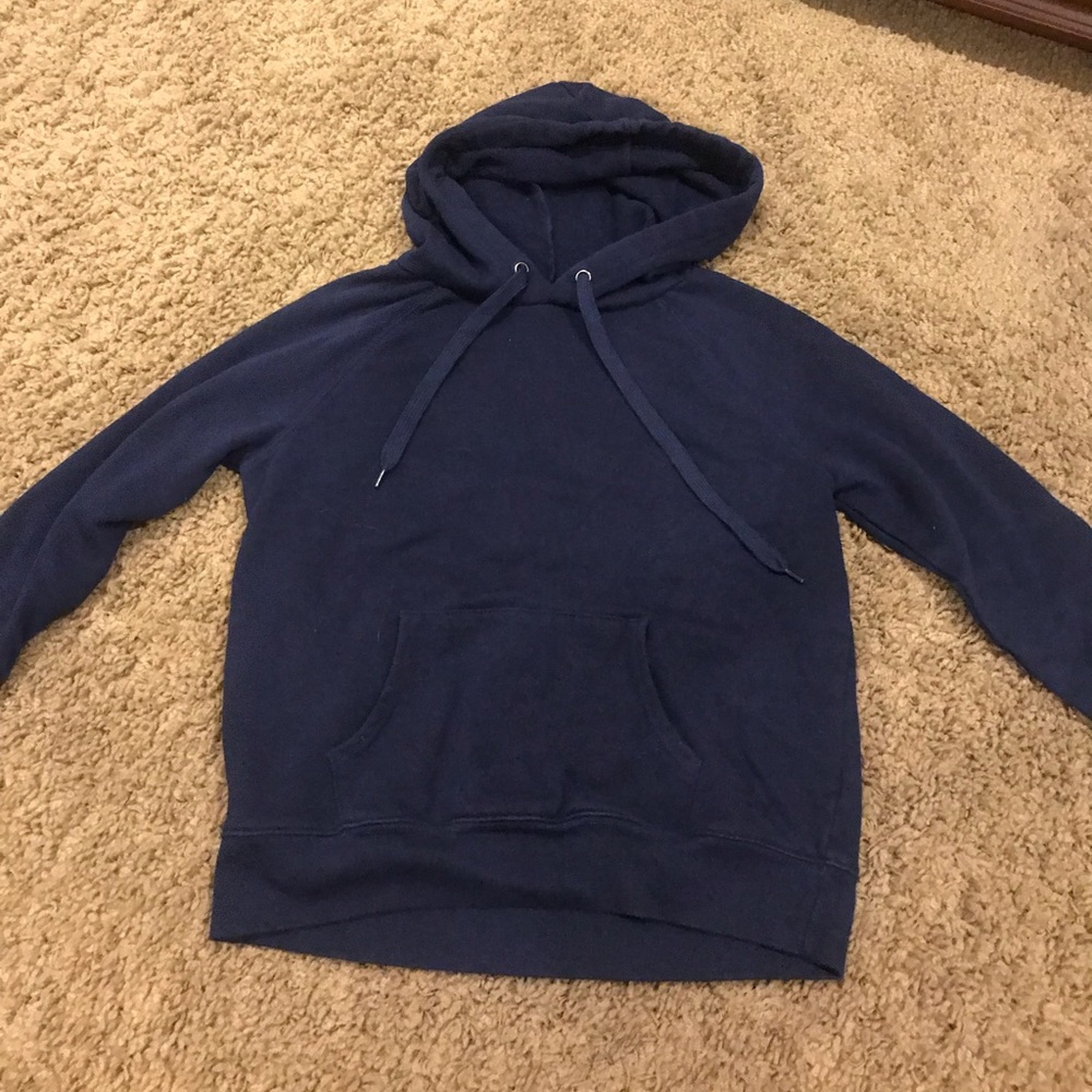 Blue hoodie